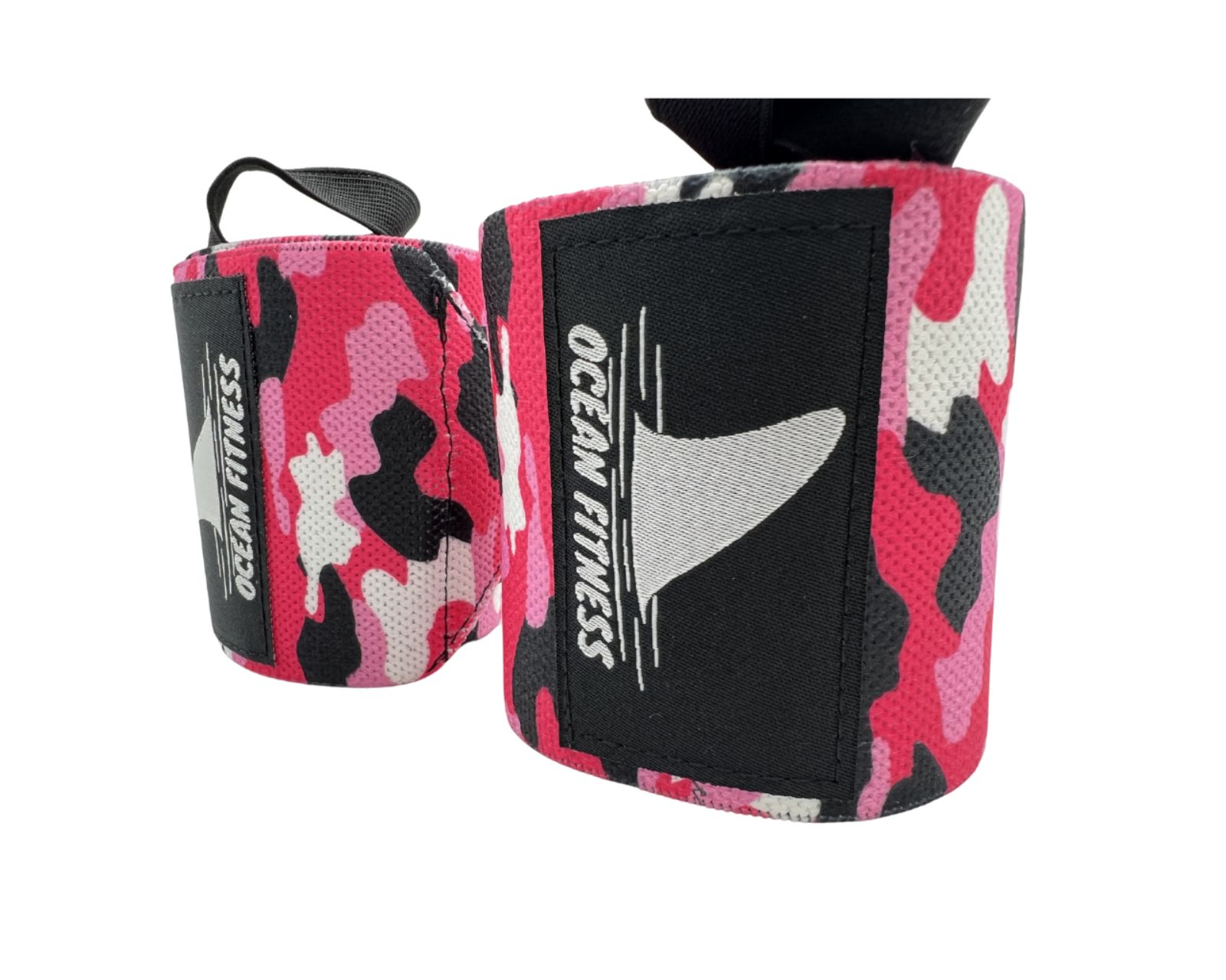 Foto 3 pulgar | Muñequeras Deportivas Ocean Fitness Ocean Wrist Camo color Rosa Unitalla