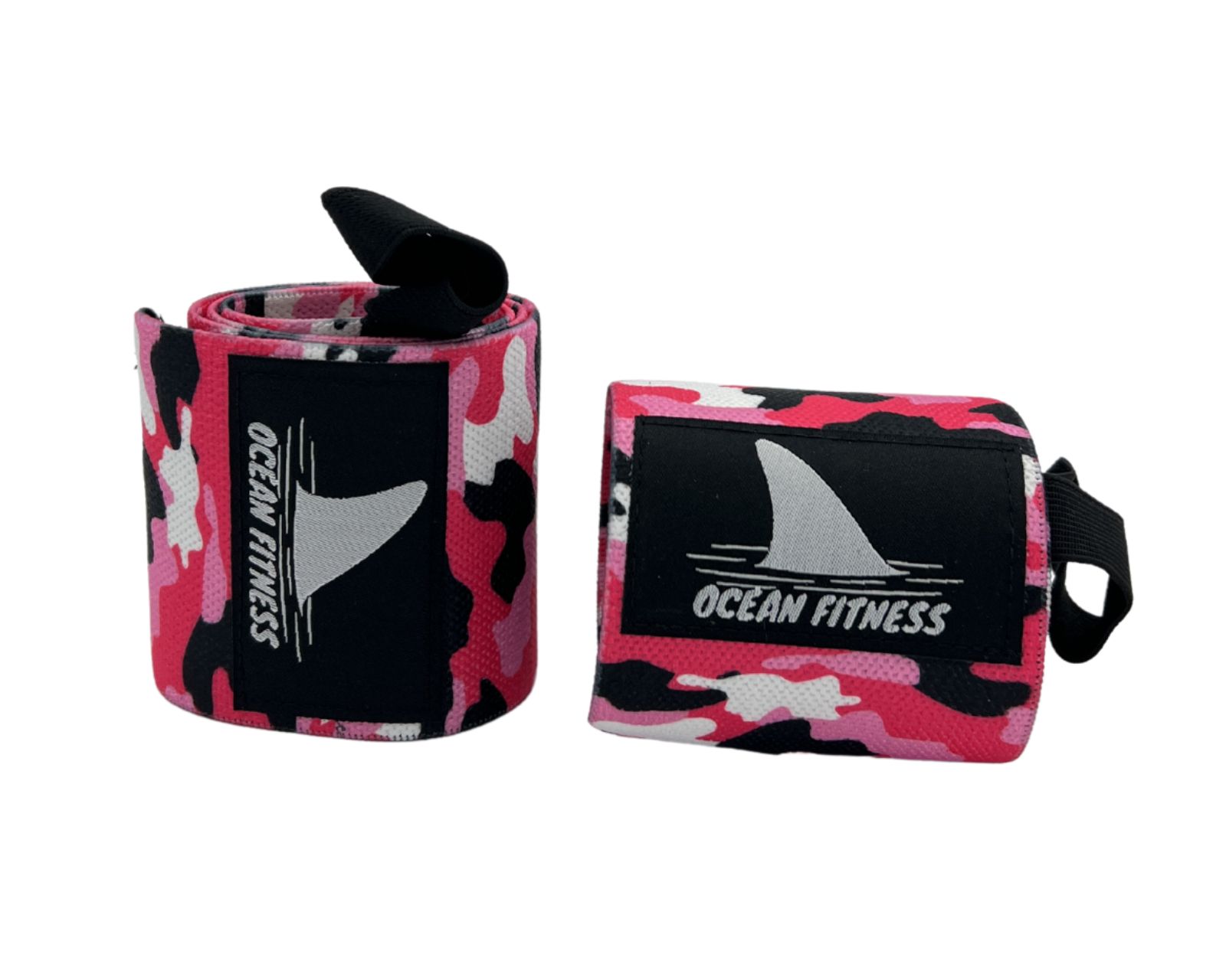 Foto 4 pulgar | Muñequeras Deportivas Ocean Fitness Ocean Wrist Camo color Rosa Unitalla