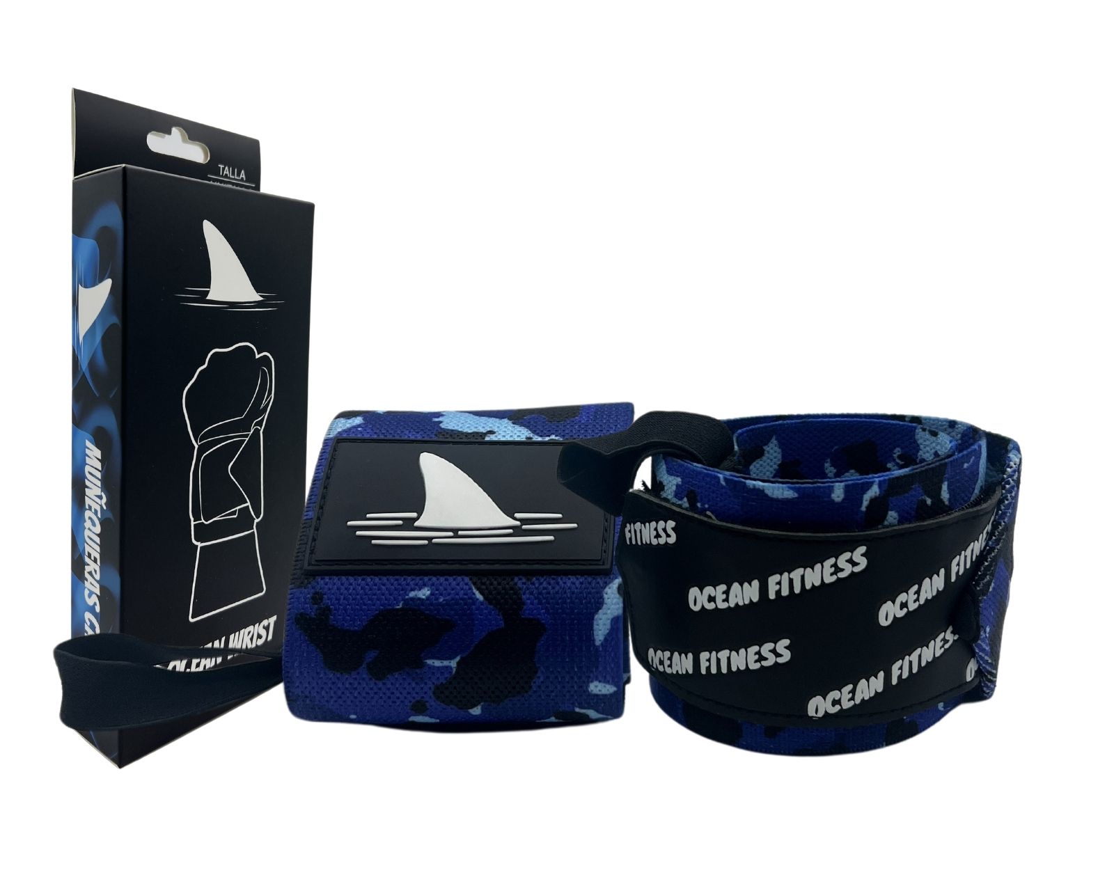 Foto 1 | Muñequeras Deportivas Ocean Fitness Camo Elásticas Premium