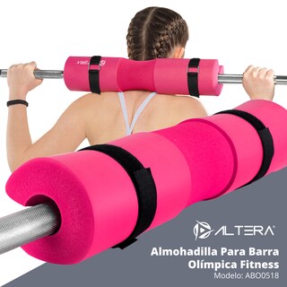 Foto 3 | Almohadilla para Barra Olímpica Fitness Alter Abo0518 color Rosa
