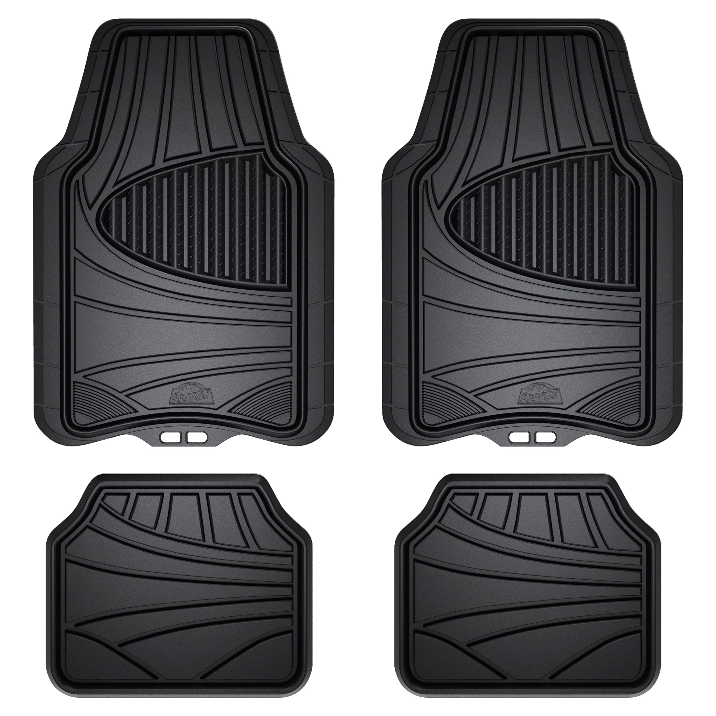 Alfombrillas De Goma Armor All All Weather Para Coches, Color Negro - Venta Internacional. $962
