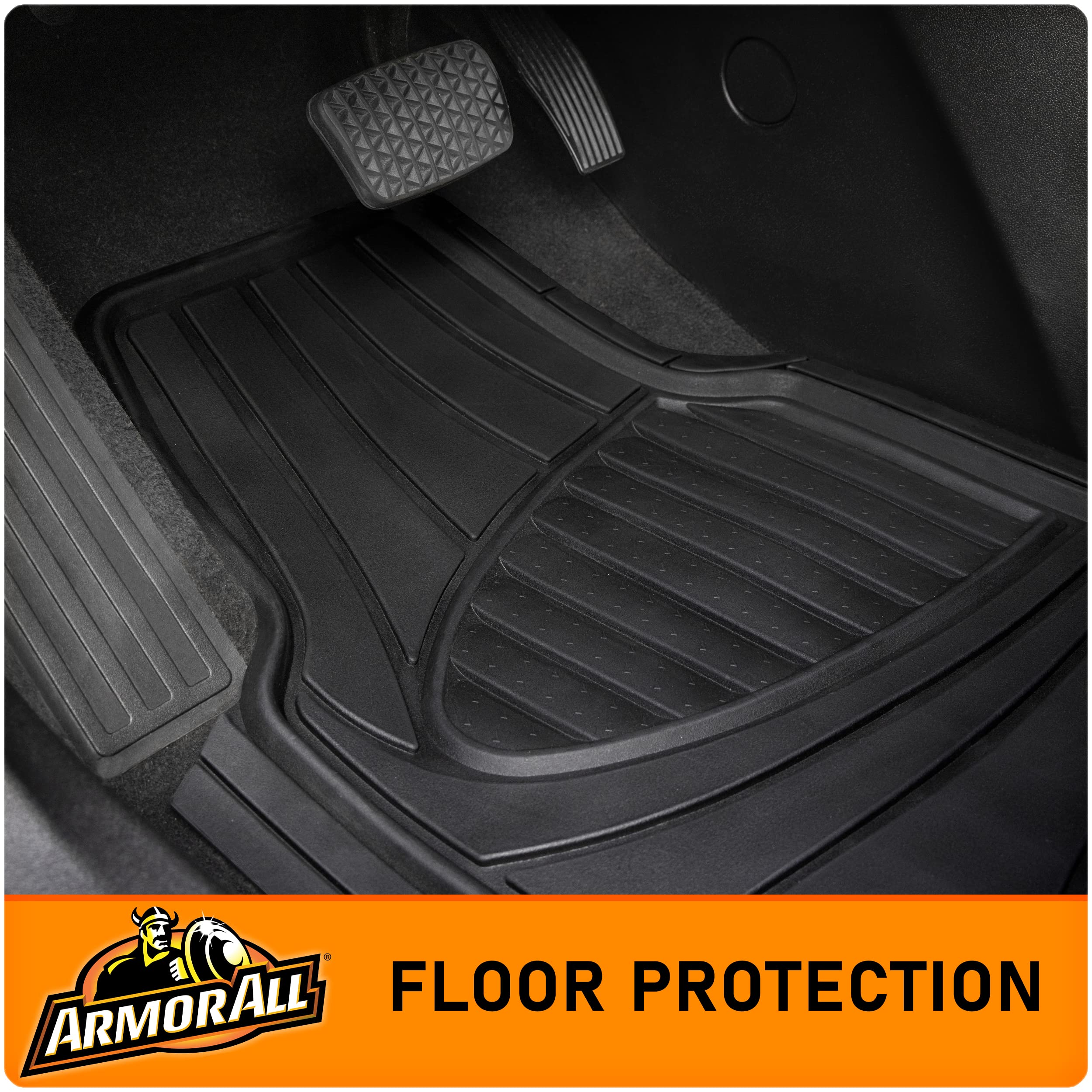 Foto 6 pulgar | Alfombrillas De Goma Armor All All Weather Para Coches, Color Negro - Venta Internacional.