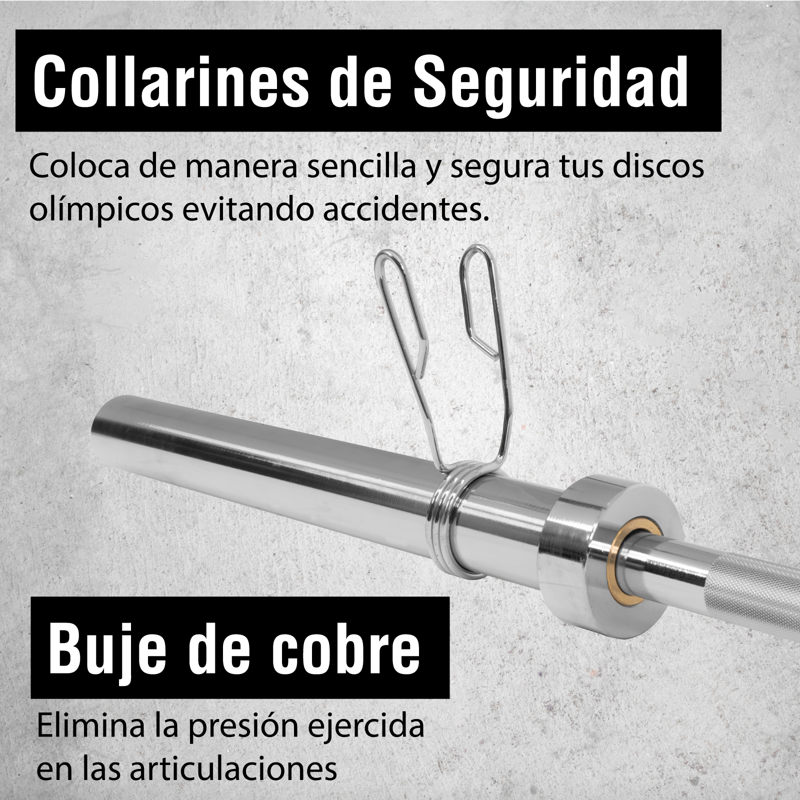 Foto 3 | Barra Olímpica Recta de 2.20m con Almohadilla y Capacidad de 1200lbs para Entrenamientos Productivos