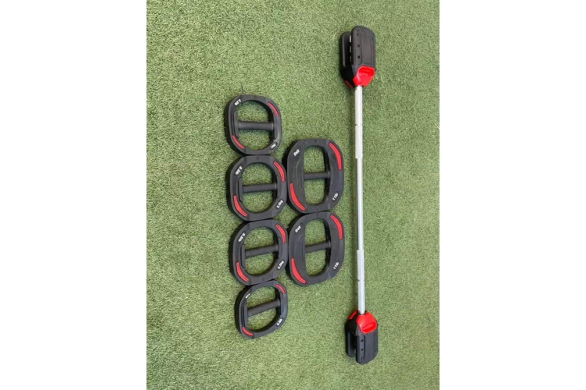 Foto 3 pulgar | Set De Barra Con Discos Para Body Pump Premium