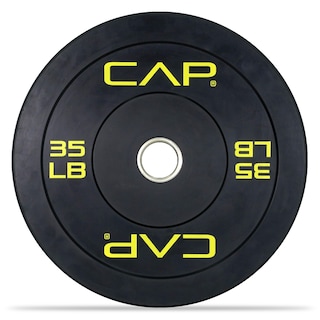 Foto 1 | Parachoques Olímpico Cap Barbell Budget 35 Kg Negro- Venta Internacional