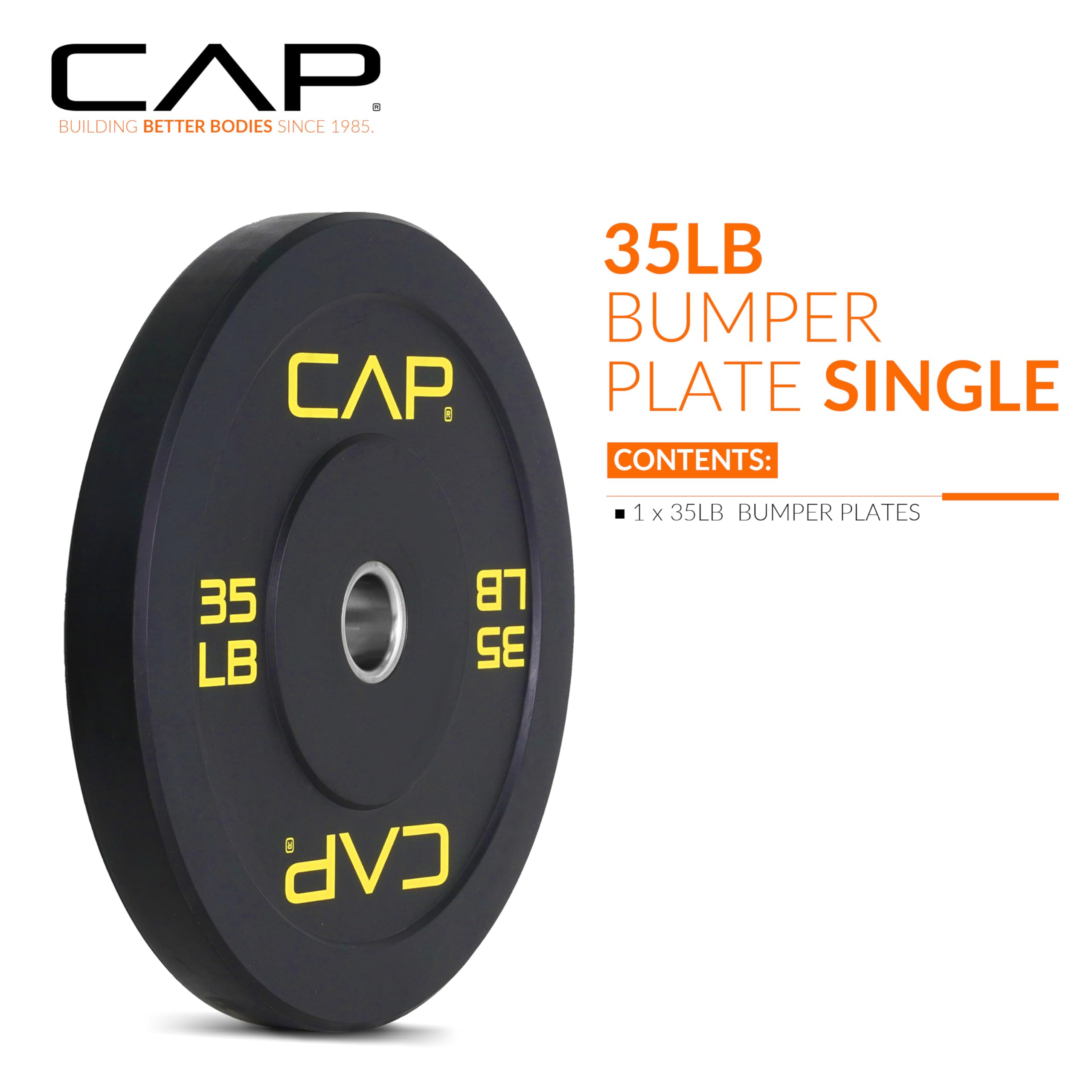 Foto 4 pulgar | Parachoques Olímpico Cap Barbell Budget 35 Kg Negro- Venta Internacional