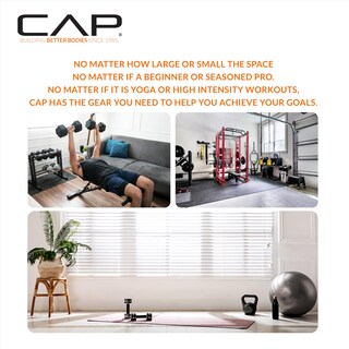 Foto 7 | Parachoques Olímpico Cap Barbell Budget 35 Kg Negro- Venta Internacional