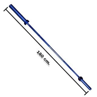 Foto 5 | Infinité Barra Olímpica De Aluminio Color Azul 180 Cm