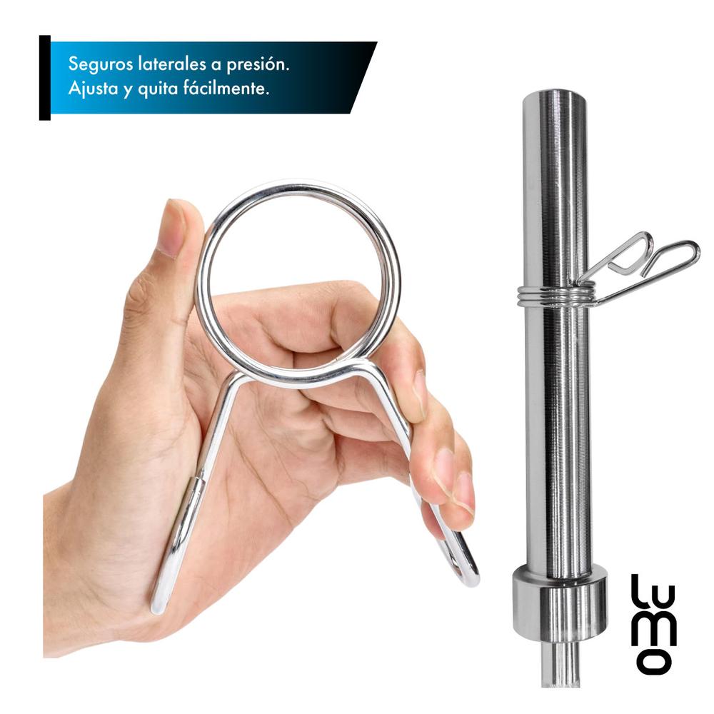 Foto 7 pulgar | Barra Olimpica Profesional 2.2m- 20kg/45 Lbs- 1500 Lbs