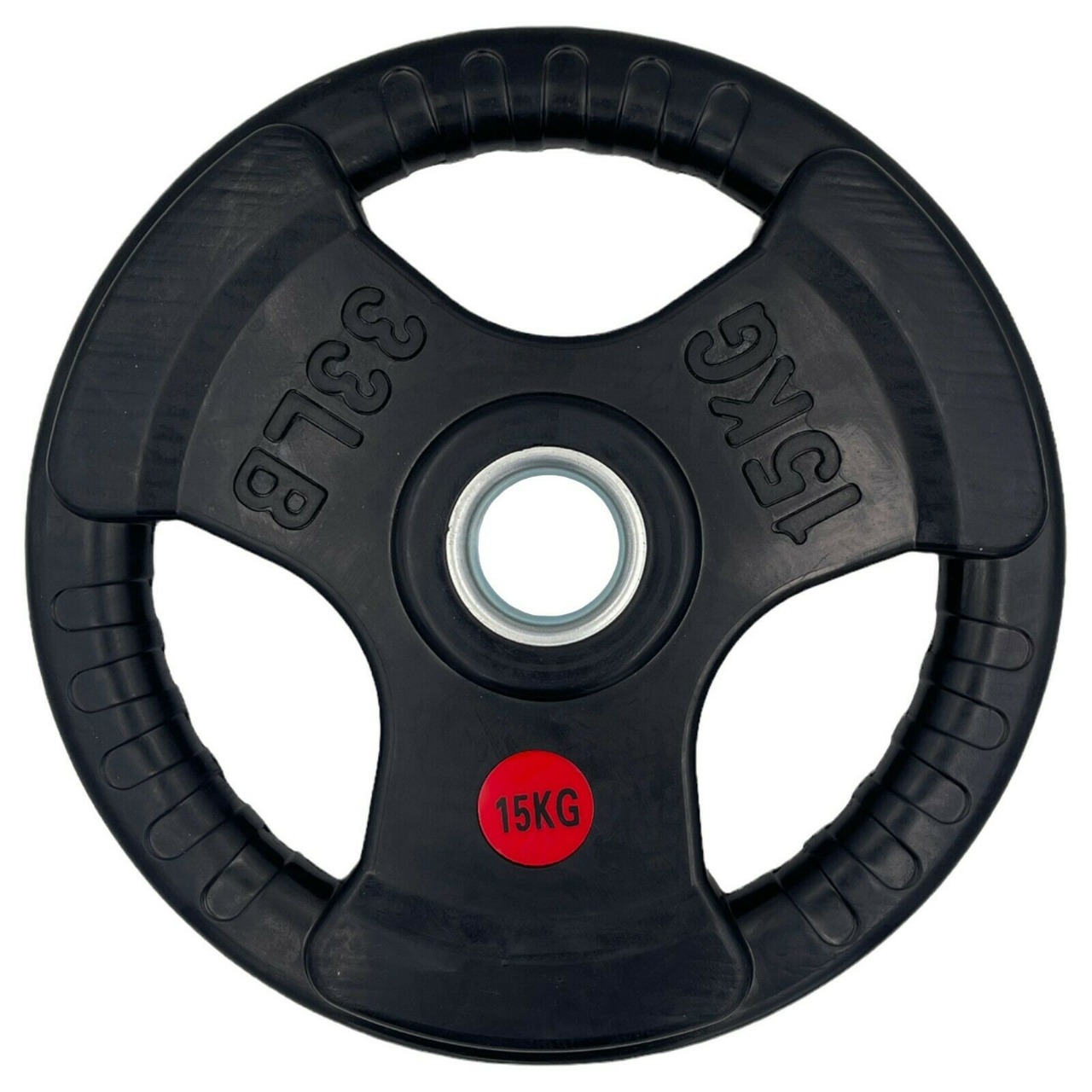 Discos Olímpicos Recubiertos en 15 Kg/33 Lb MDFitness para Barras Olímpicas 2 Pulgadas - Weights Plates