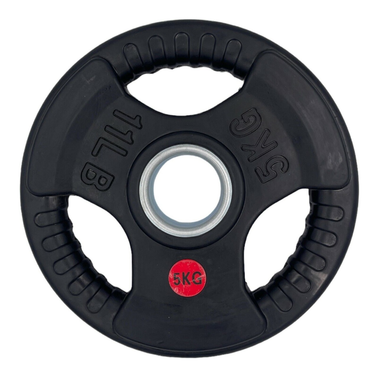 Discos Olímpicos Recubiertos en 5 Kg/11 Lb MDFitness para Barras Olímpicas 2 Pulgadas - Weights Plates