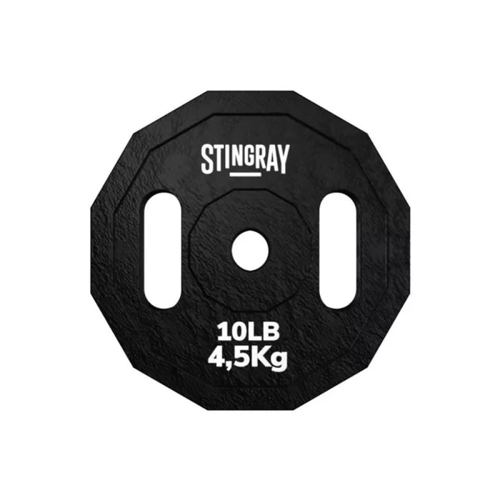 Disco De Pesa Stingray 10 Libras Hierro Fundido