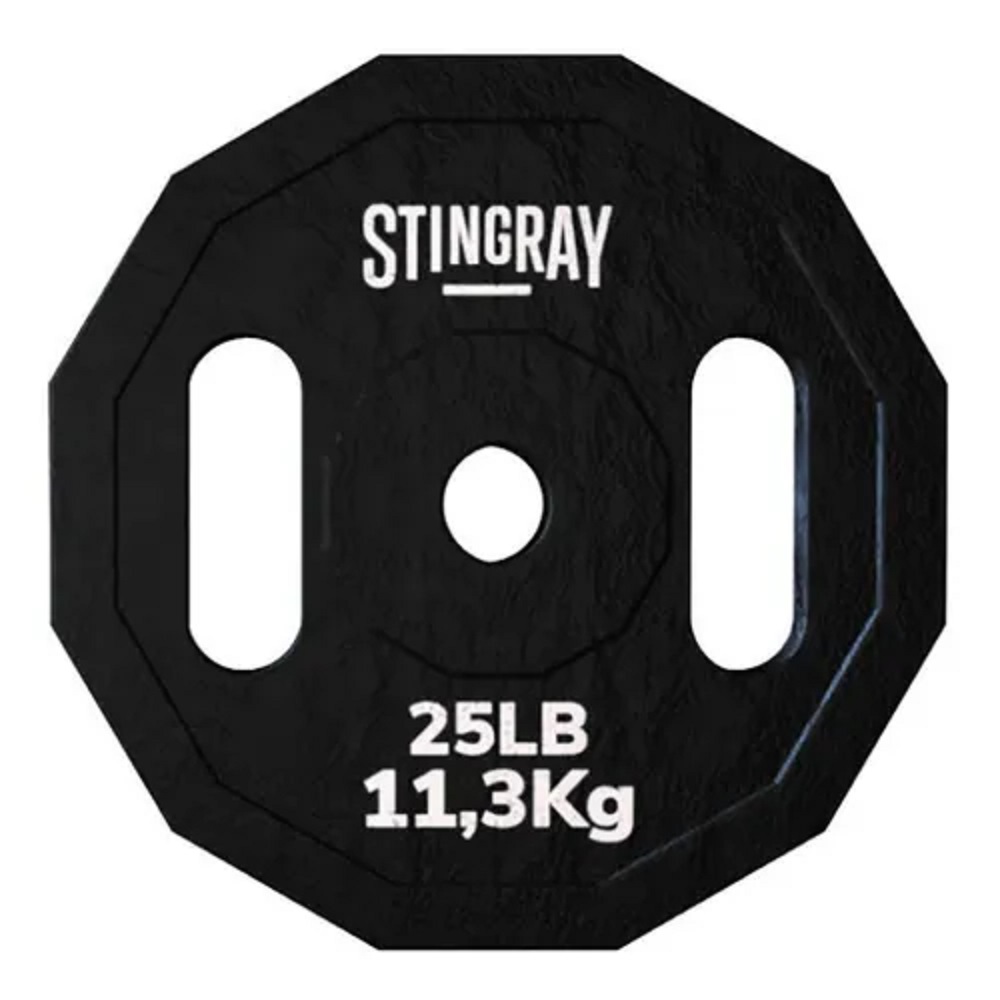 Disco para Pesa Stingray 25 Libras Hierro Fundido