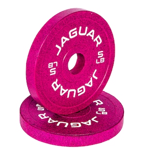 Foto 2 | Bumpers Jaguar Par De 5lb, De 2.5lb Y De 1.25lb Modelo Barbie Rosa