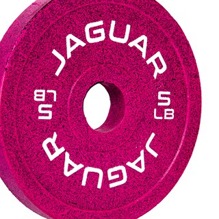 Foto 3 | Bumpers Jaguar Par De 5lb, De 2.5lb Y De 1.25lb Modelo Barbie Rosa