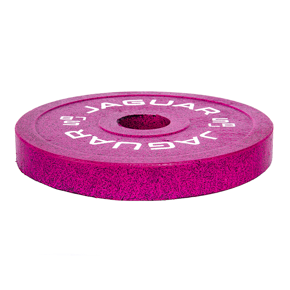 Foto 5 pulgar | Bumpers Jaguar Par De 5lb, De 2.5lb Y De 1.25lb Modelo Barbie Rosa