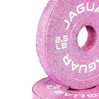 Foto 6 | Bumpers Jaguar Par De 5lb, De 2.5lb Y De 1.25lb Modelo Barbie Rosa