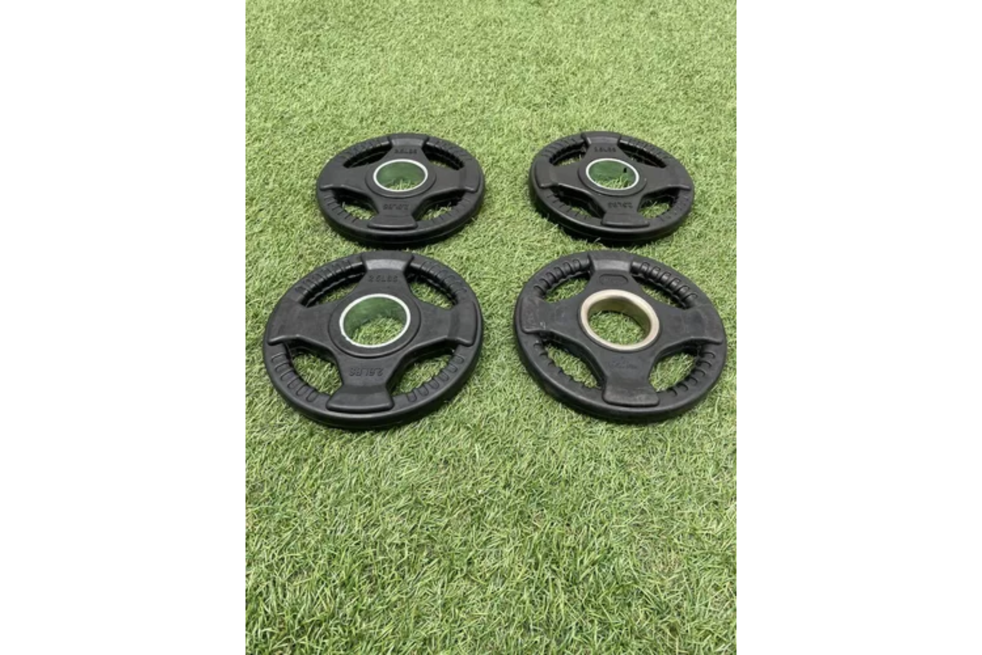 Foto 4 pulgar | Juego De Dos Pares De Discos Olímpicos Plastificados  De 2.5 Libras