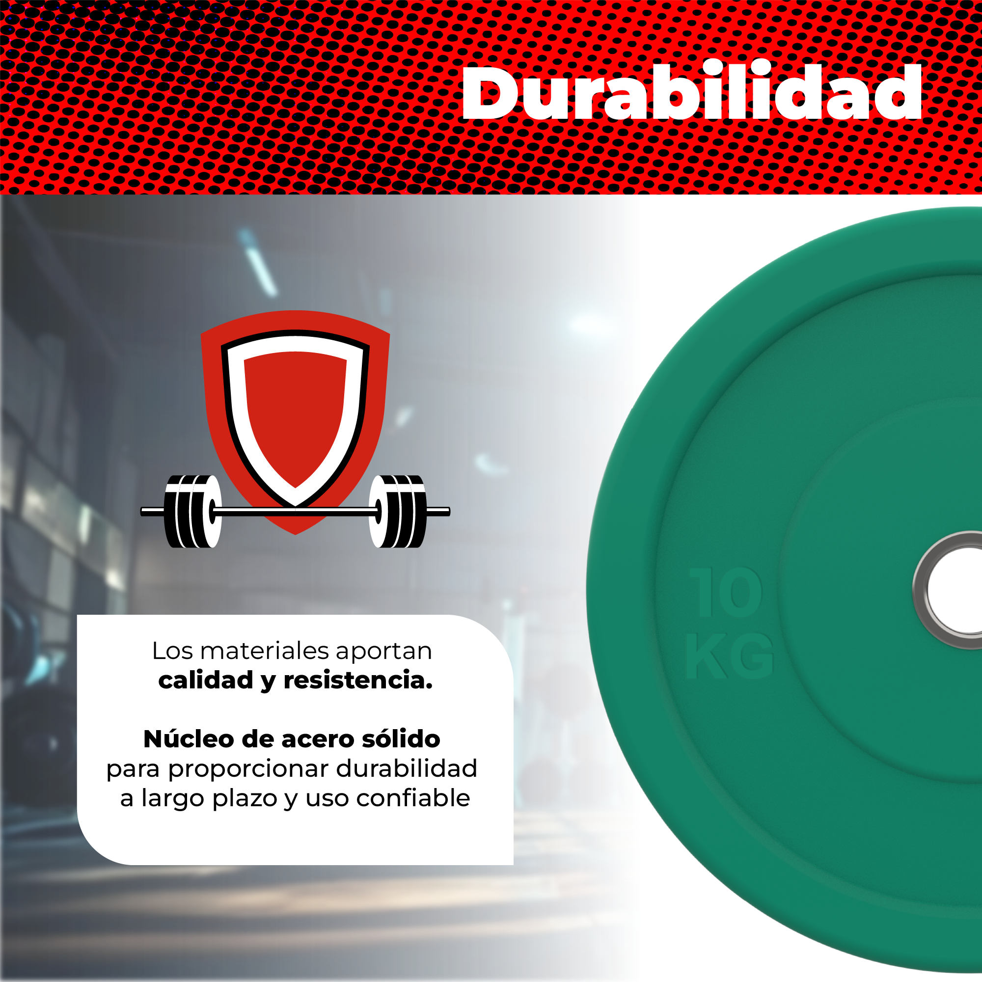 Foto 6 pulgar | Par De Discos Olímpicos 10 Kg X-rush Verde - Durabilidad Y Estabilidad, Ideales Para Entrenamiento De Fuerza.