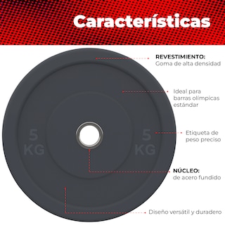 Foto 3 | Discos de Entrenamiento X-rush de 5 kg