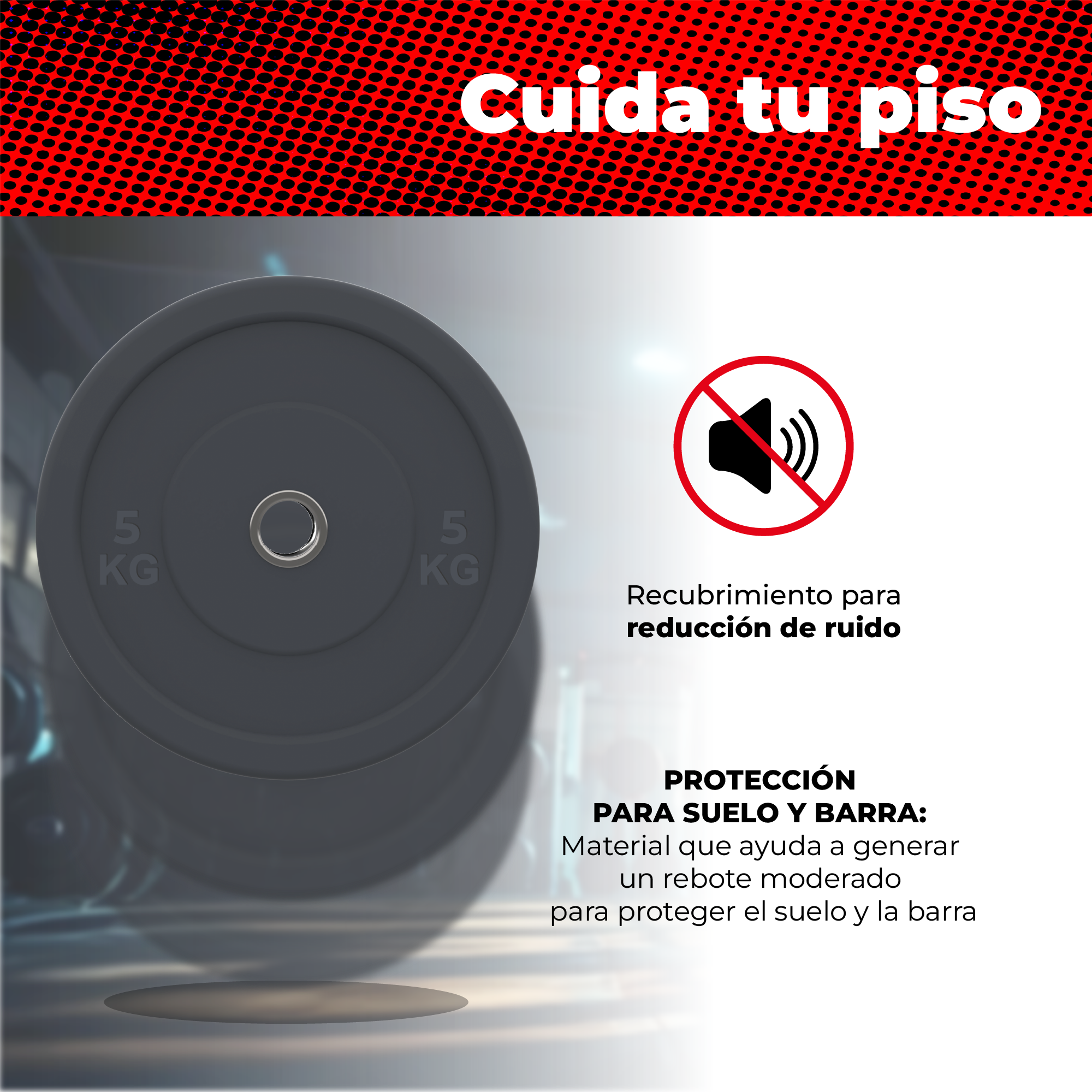 Foto 4 | Discos de Entrenamiento X-rush de 5 kg