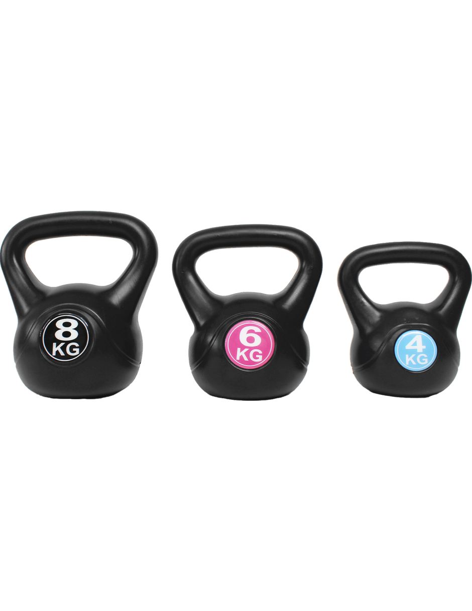 Foto 1 | Set Pesas Rusas Kettlebell Crossfit Gym 8 13 y 17 Lb