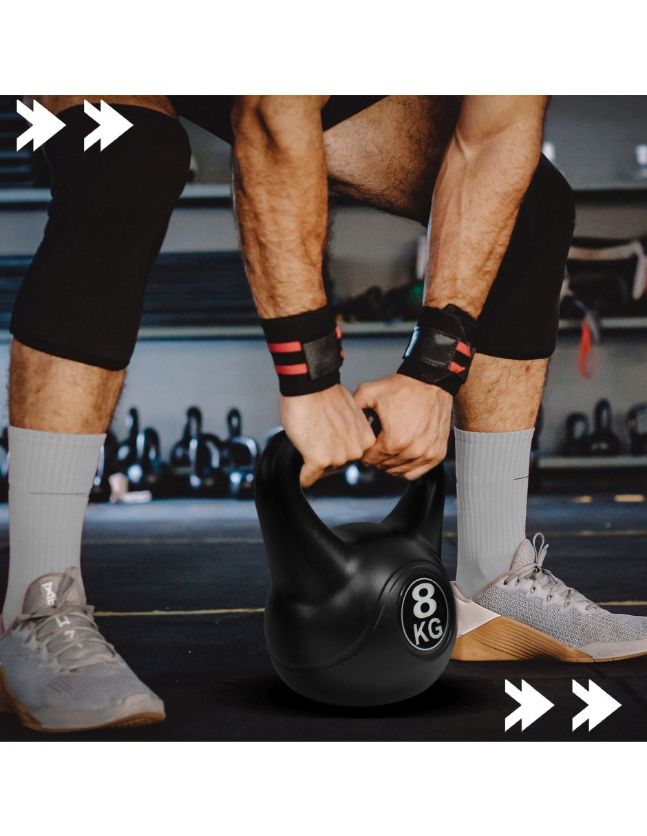 Foto 4 pulgar | Set Pesas Rusas Kettlebell Crossfit Gym 8 13 y 17 Lb