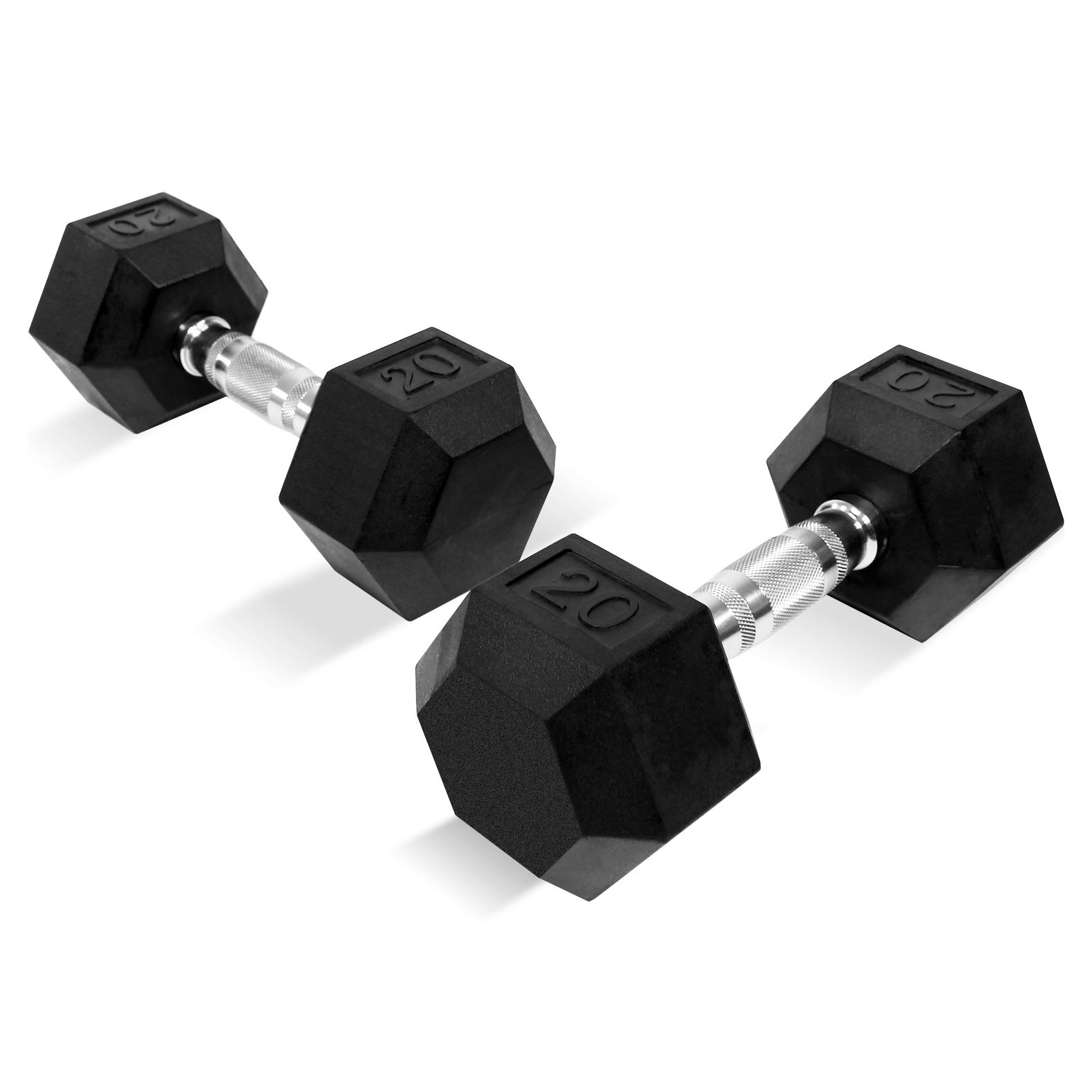 Foto 2 pulgar | 2 Mancuernas Hexagonales 20lb Set Pesas Gym Fitness Pro 9kg