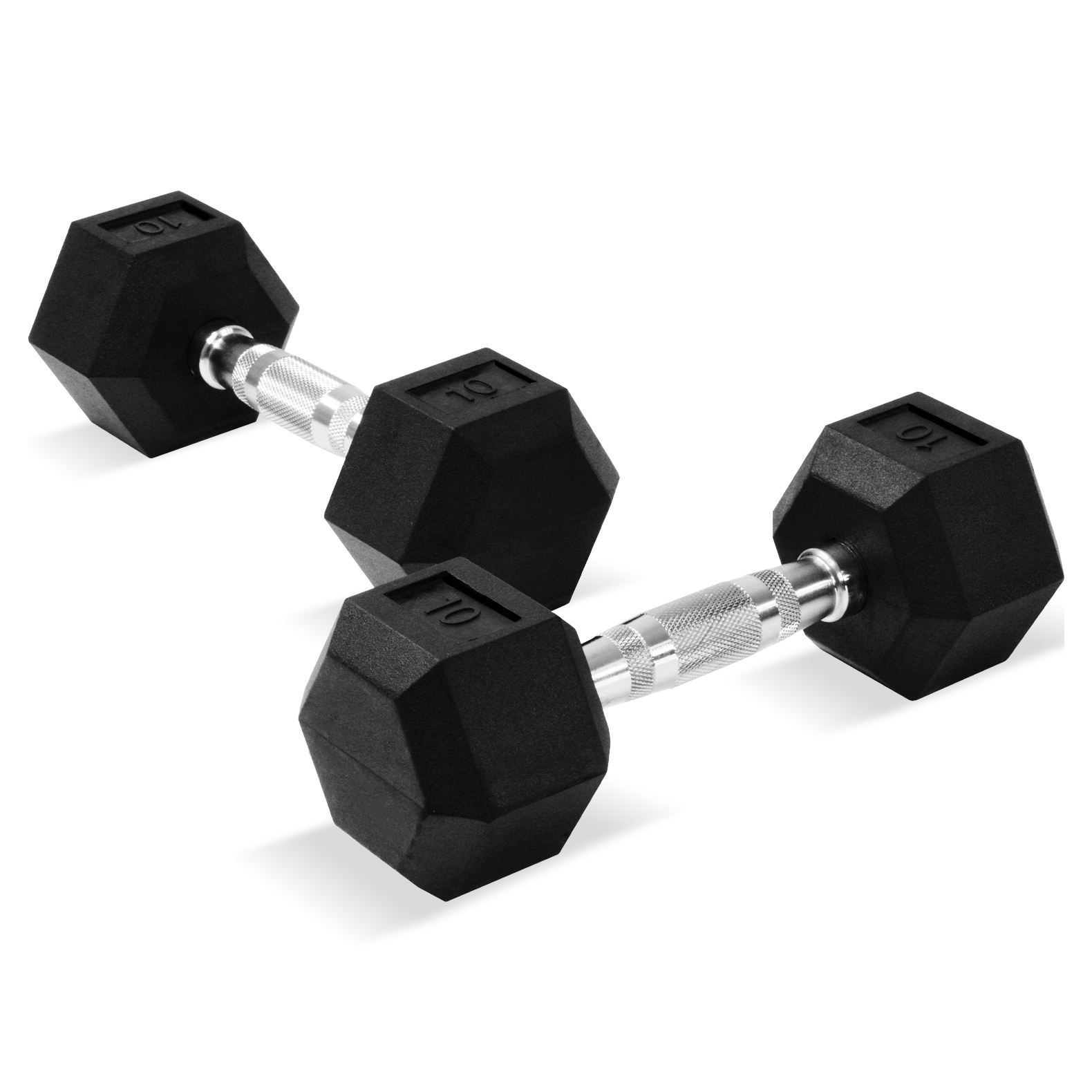 Foto 2 pulgar | Set de 2 Mancuernas Hexagonales 10lb c/u 4.5 Kg Fitness Pesas