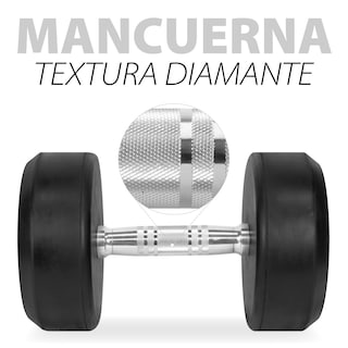 Foto 3 | Mancuerna Redonda 1 Pz Alt-mb De Acero Y Forro De Neopreno Altera 45 Lb color Negro