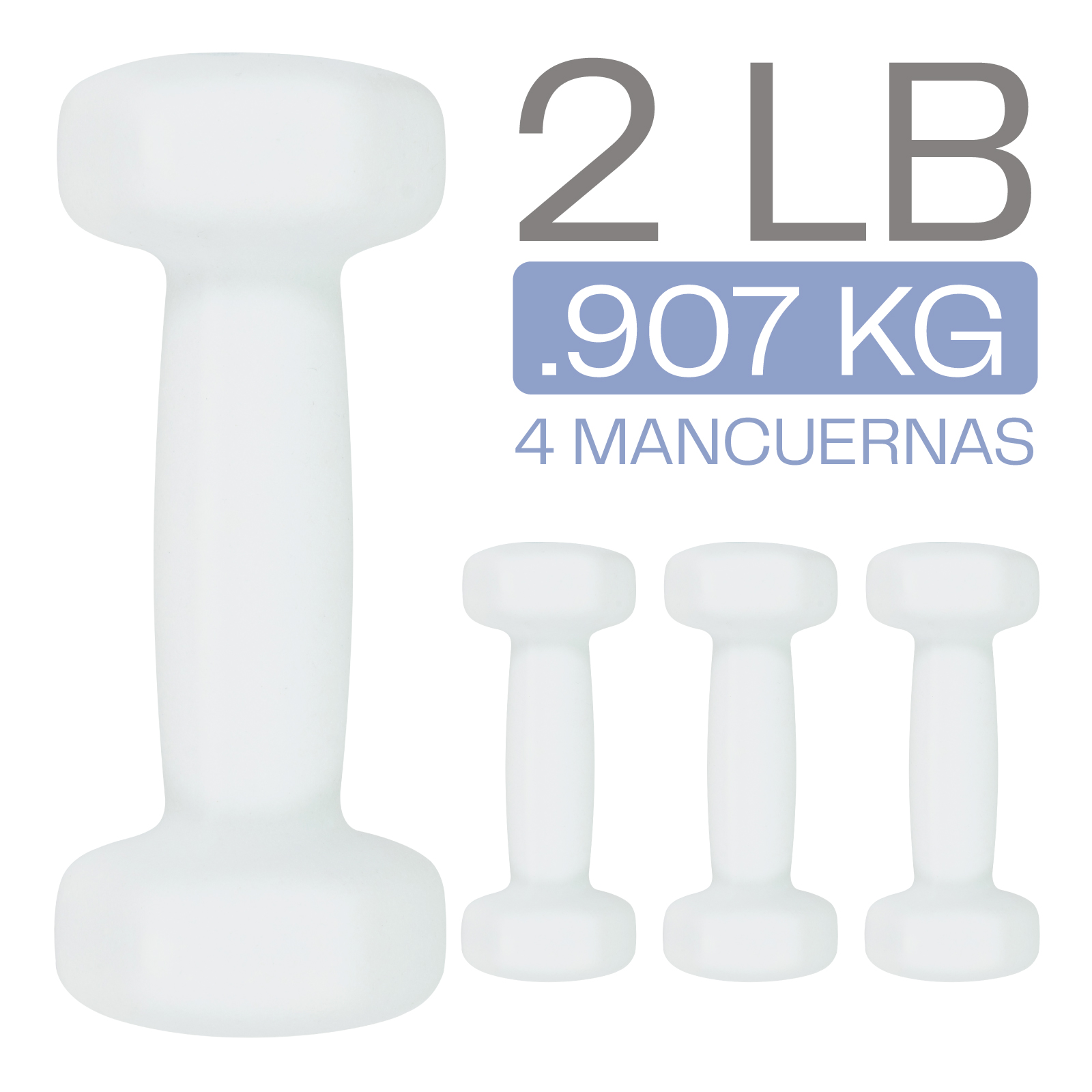 Foto 5 pulgar | Mancuernas Eleva ELEVA-K4OS2 2 Lb 4 Piezas