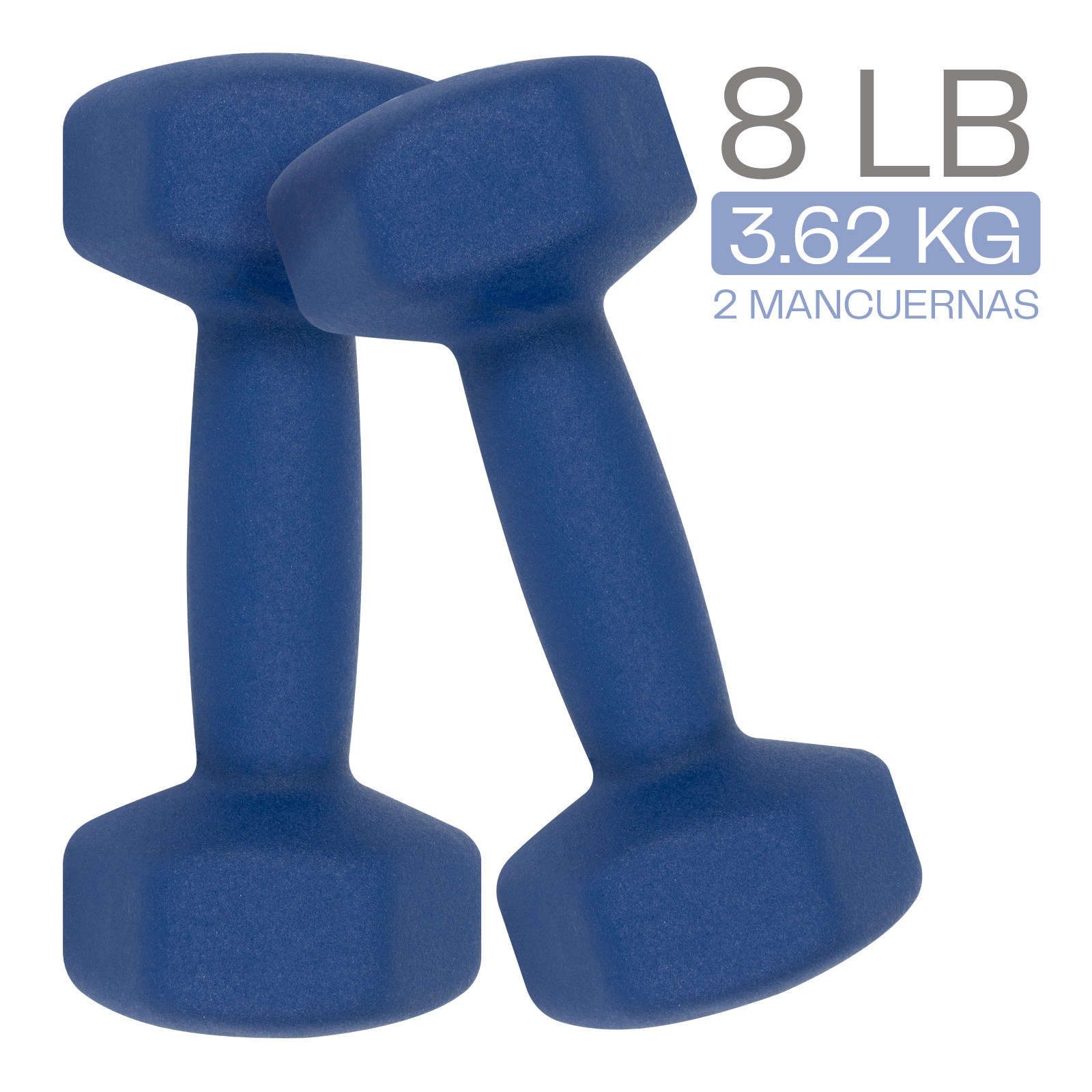 Foto 4 | Set de Mancuernas Hexagonales Eleva-SS358 Multicolor de 6 PZAS 3 5 y 8 LB