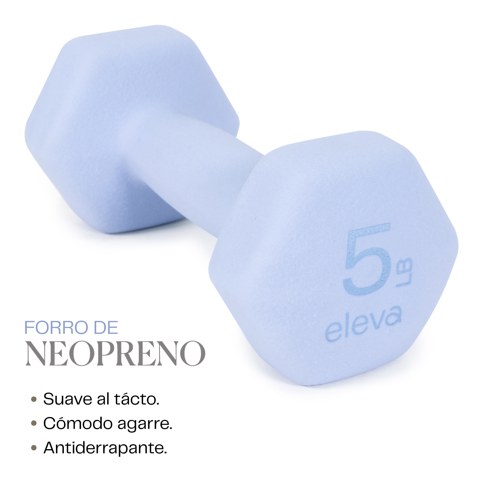 Foto 8 pulgar | Set de Mancuernas Hexagonales Eleva-ss235 Multicolor con Forro de Neopreno Peso Variable