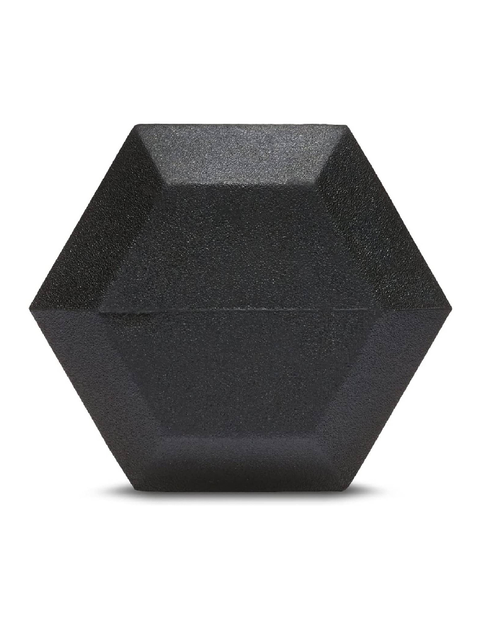 Foto 4 pulgar | Mancuernas Mdfitness en Caucho Hexagonal color Negro 90 Lb-40.8 Kg 2 Piezas