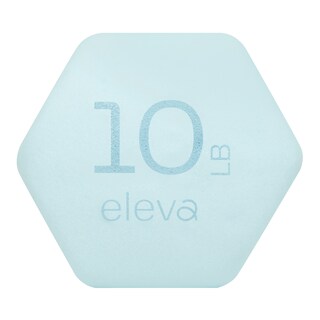 Foto 3 | Set de 2 Mancuernas Hexagonales ELEVA-KOS10 color Aguamarina con Forro de Neopreno 10 LB