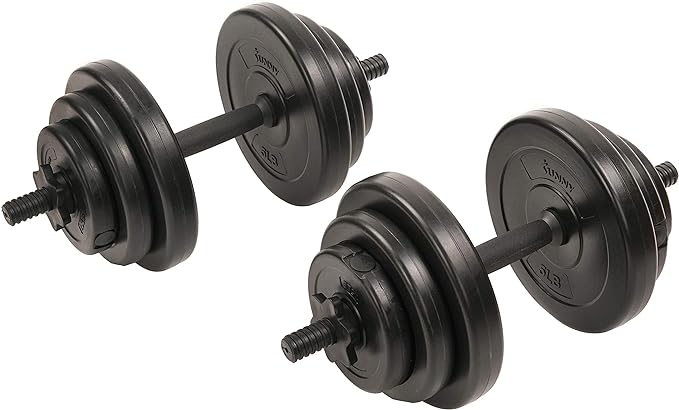 Mancuernas de Vinilo Sunny Health & Fitness 40 Libras