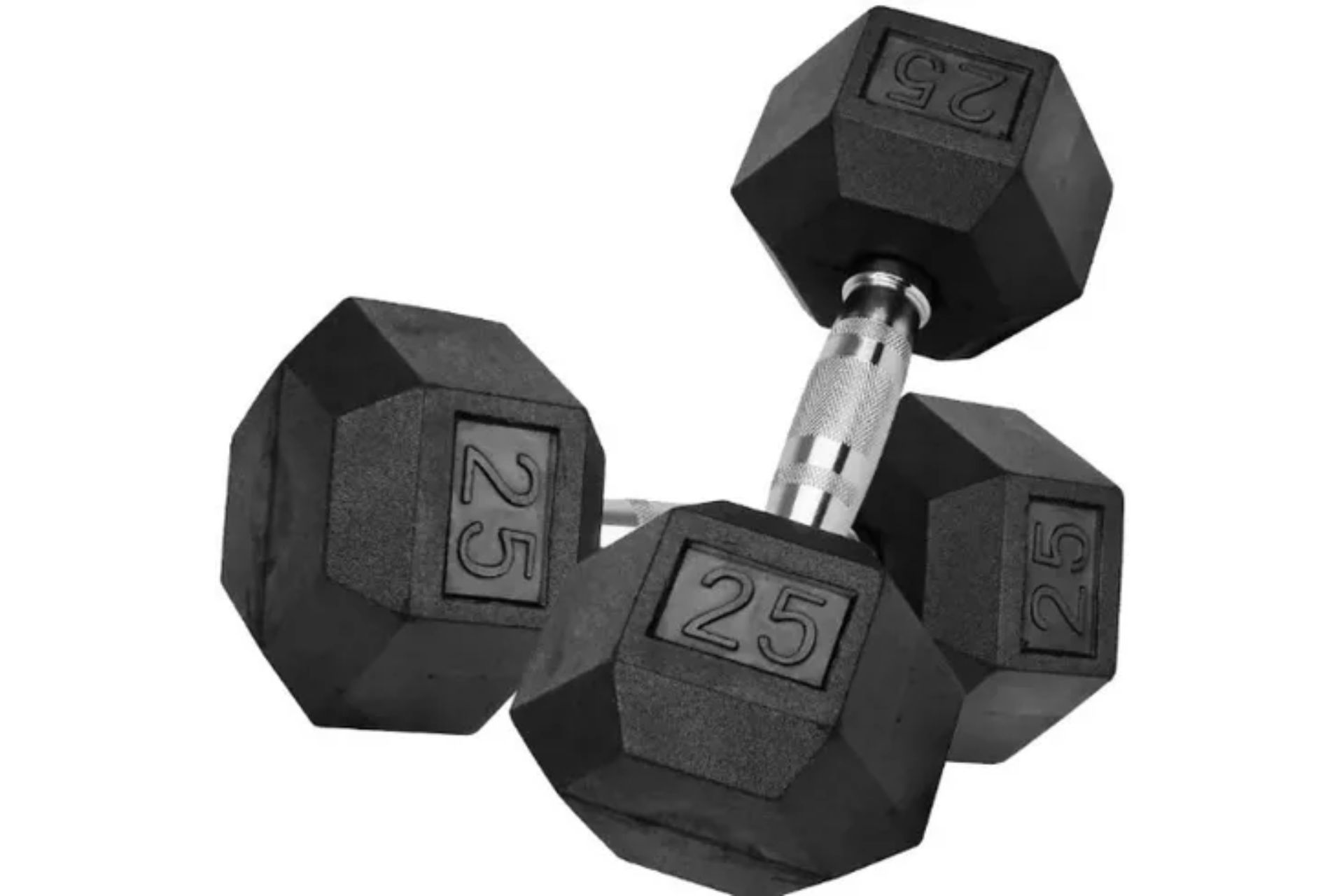 Par de Mancuernas Hexagonales Kevinbro de 25 Lbs