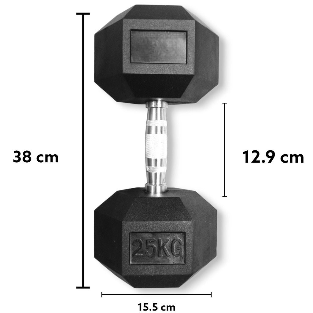 Foto 6 | Par de Mancuernas Hexagonales ID-infinite 25 kg