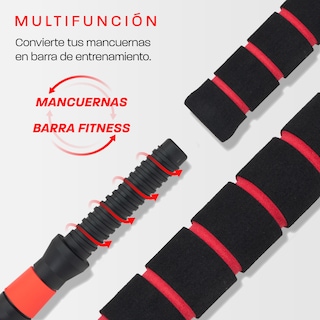 Foto 7 | Mancuerna con Peso Ajustable Altera AL-R40 Negro con Rojo 40 kg