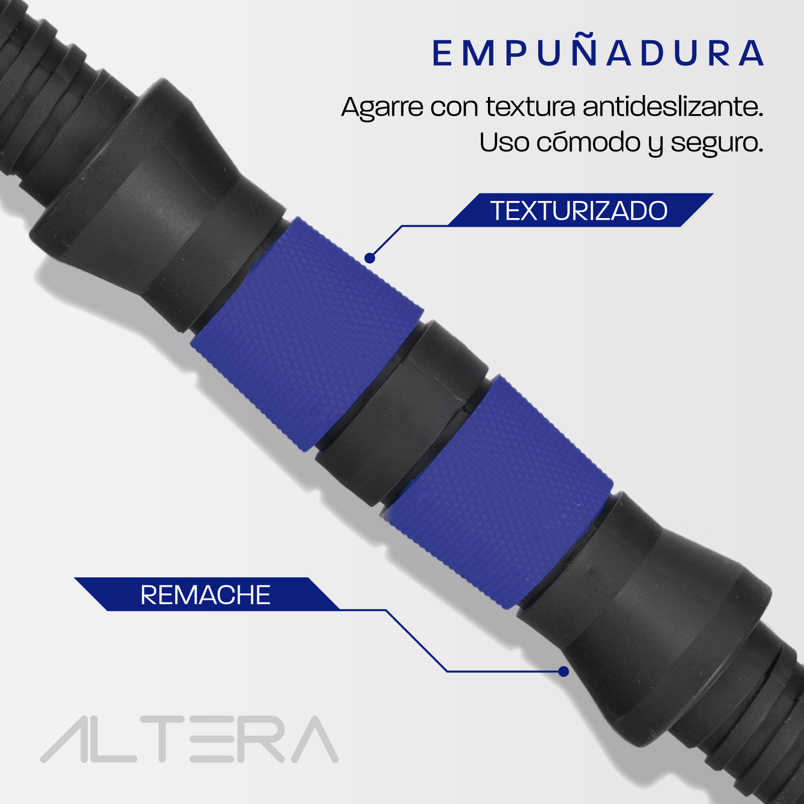 Foto 6 pulgar | Mancuerna con Peso Ajustable Altera ASTRAL-30K Negro con Azul 30 kg