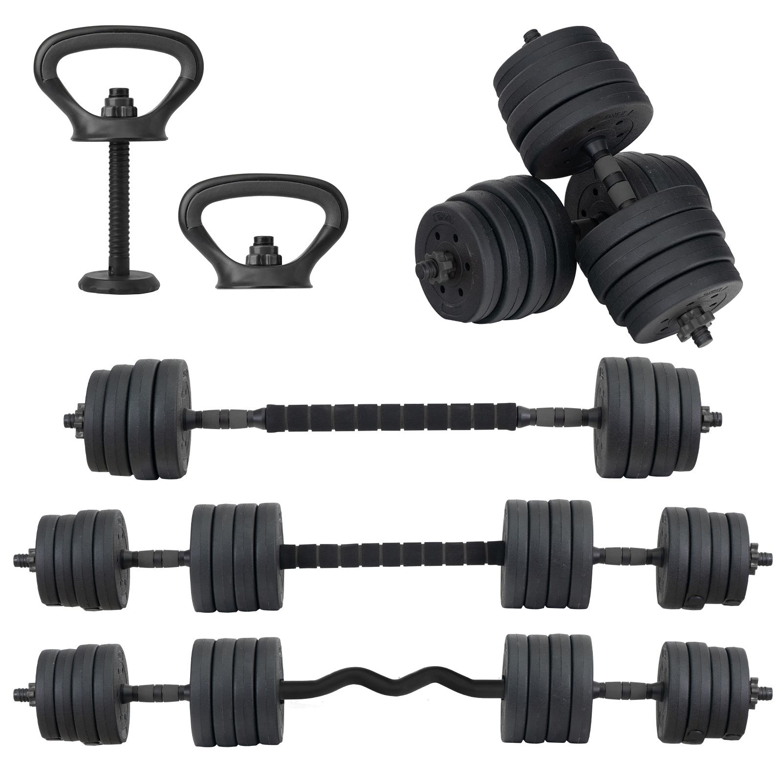 Mancuerna con Peso Ajustable Altera ALT-N30 Negro 30 kg