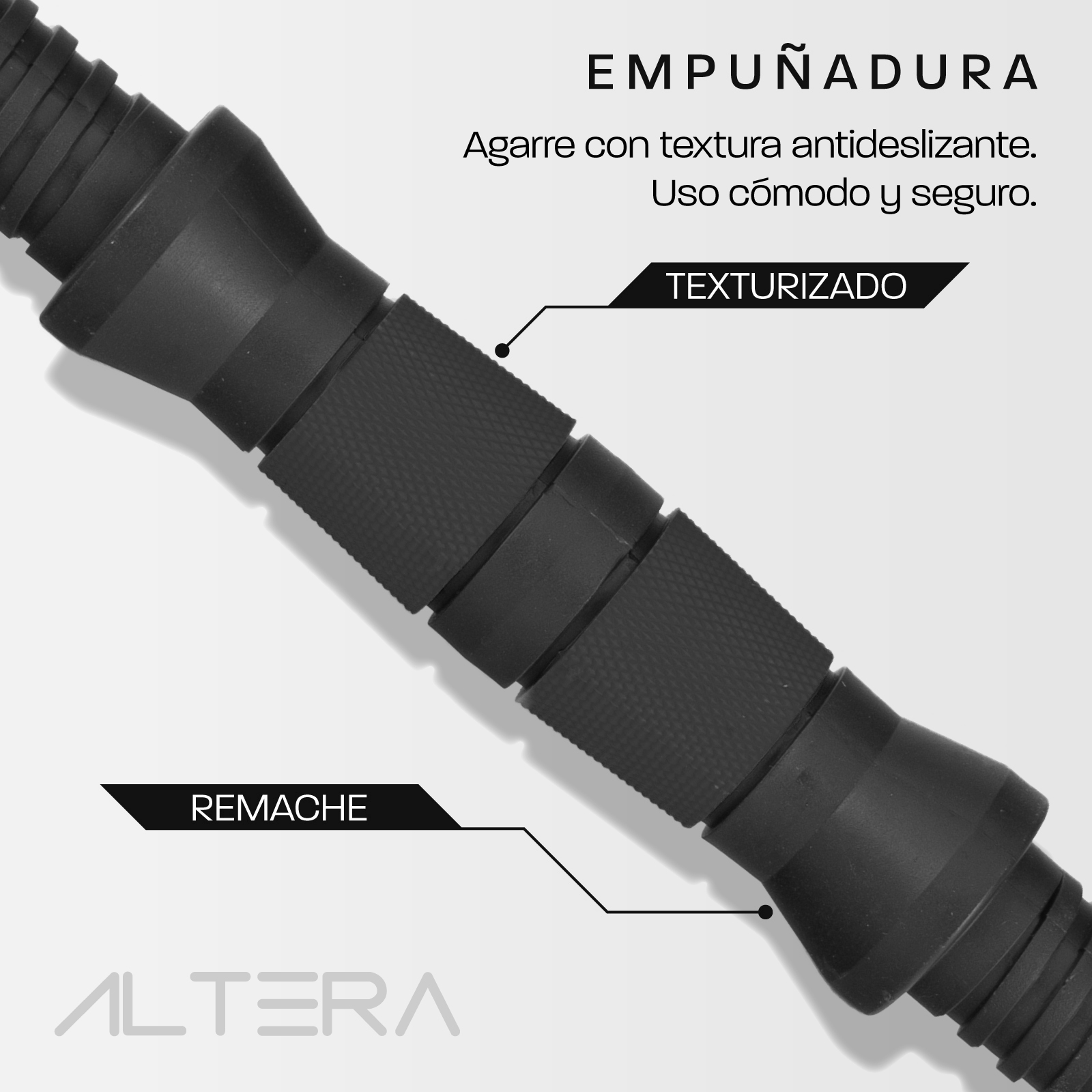 Foto 5 | Mancuerna con Peso Ajustable Altera ALT-N30 Negro 30 kg
