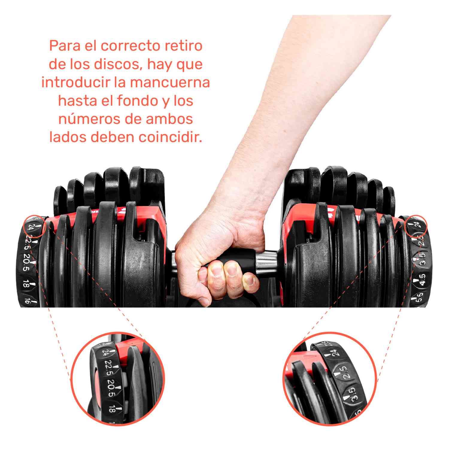 Foto 7 pulgar | Mancuernas Ajustables Centurfit Automáticas de 2 a 24 kg