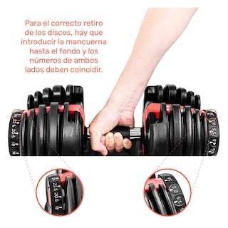 Foto 7 | Set de 2 Mancuernas Ajustables Centurfit Automáticas de 2 a 24 kg