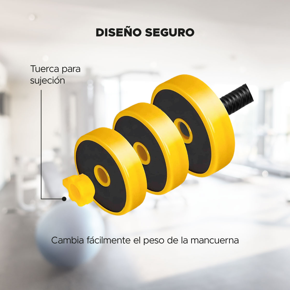 Foto 7 pulgar | Set Mancuernas  X-Rush 20 Kg Ajustables