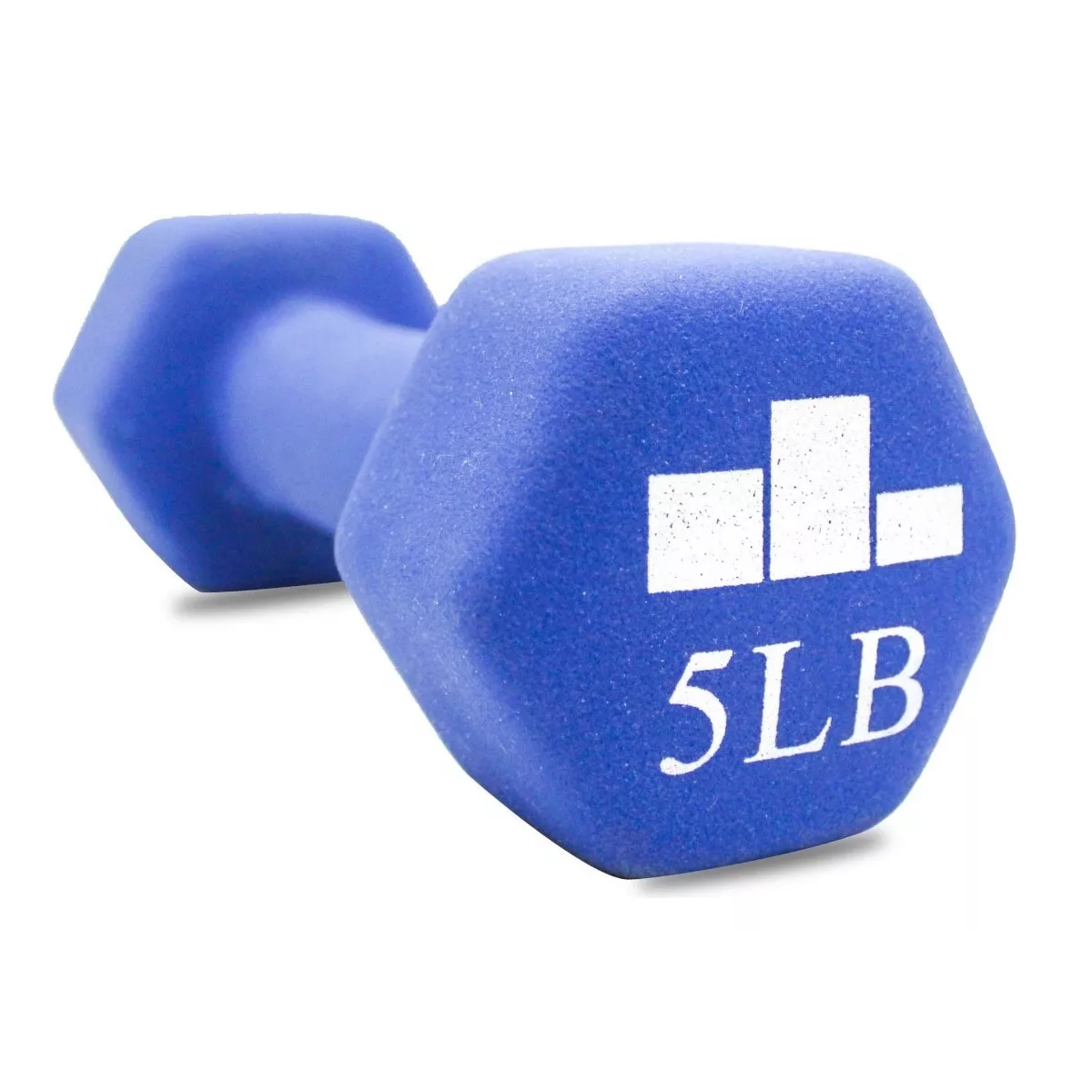 Mancuernas de Neopreno Azules de 5 lb  2.26 kg