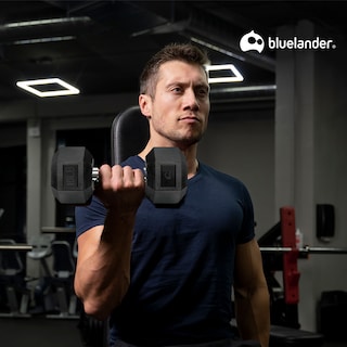 Foto 4 | Juego de 2 Mancuernas de 10 Lbs color Negro Bluelander