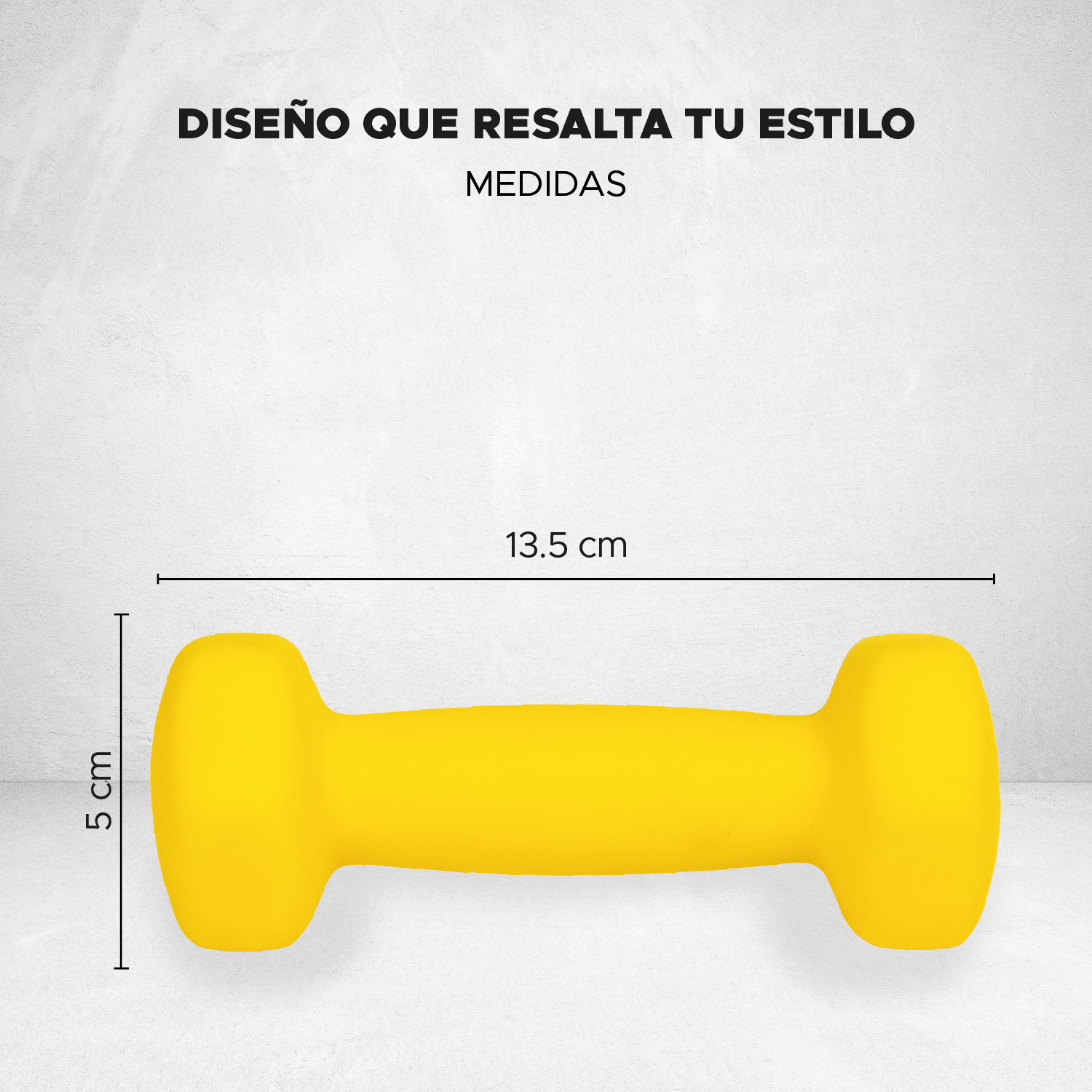 Foto 4 pulgar | Par De Mancuernas X-pross De Neopreno Amarillo 2 Lbs