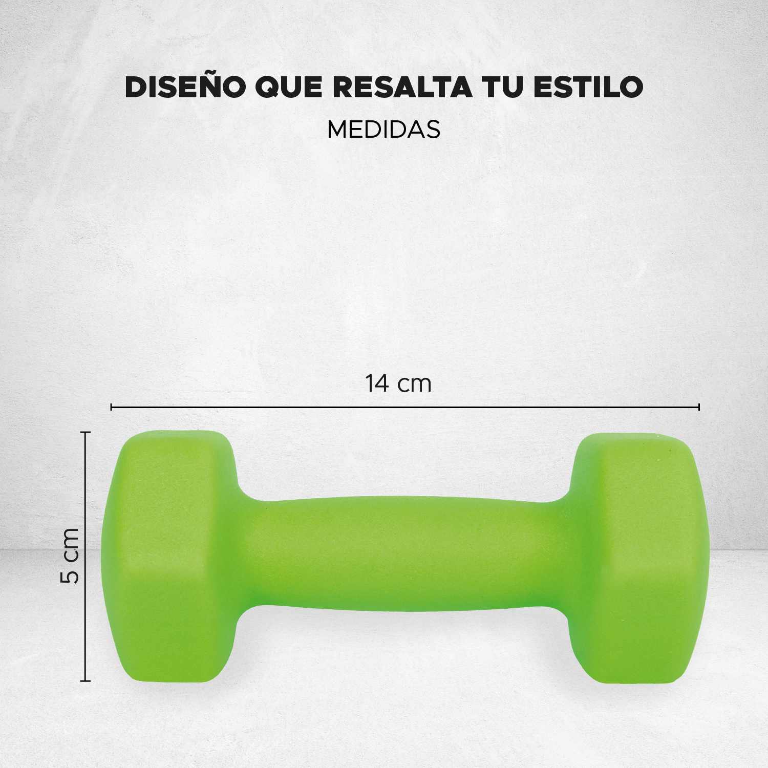 Foto 4 pulgar | Par De Mancuernas X-pross De Neopreno Verdes 5 Lbs