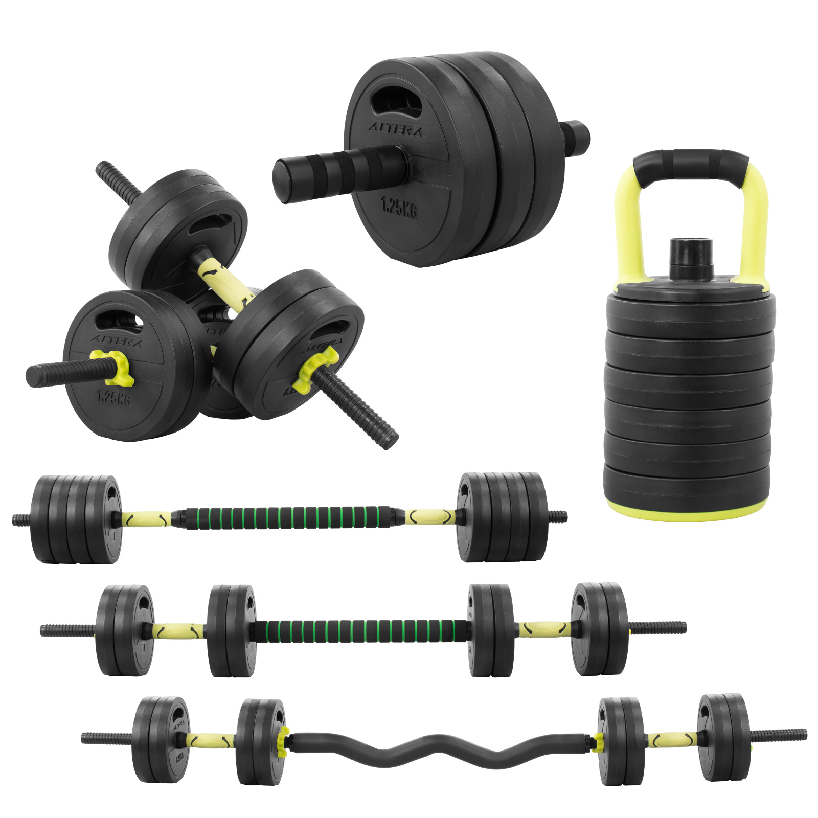 Foto 1 | Mancuernas Ajustables Set 10 Kg Altera Para Ejercicio